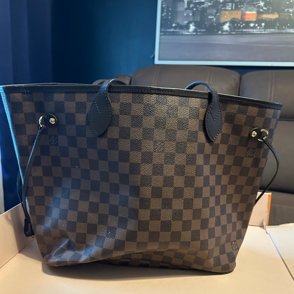 Louis Vuitton Neverfull with Demier Canvas and Rose Ballerine Pink Interior